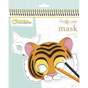 Colorear máscaras animales