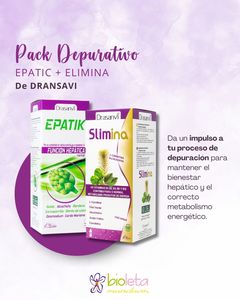 PACK DEPURATIVO NATURAL (EPATIK + SLIMINA) DETOX