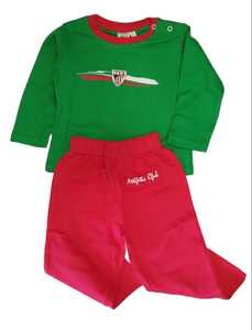 Pijama verde m/l - talla 12 meses