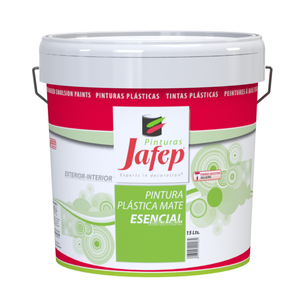 Pintura Plástica blanco mate Esencial de Jafep 750ML