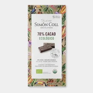 Tableta de Chocolate ECO 70% cacao 85g