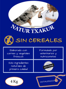 Natur Txakur Antialérgico sin cereales