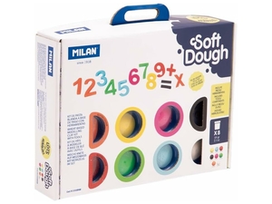 Pasta de modelar MILAN Soft Dough Lots of Numvers Multicolor/MILAN Soft Dough Lots of Numvers Multicolor modelatzeko orea