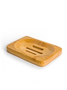 Jabonera  rectangular de bambú FSC
