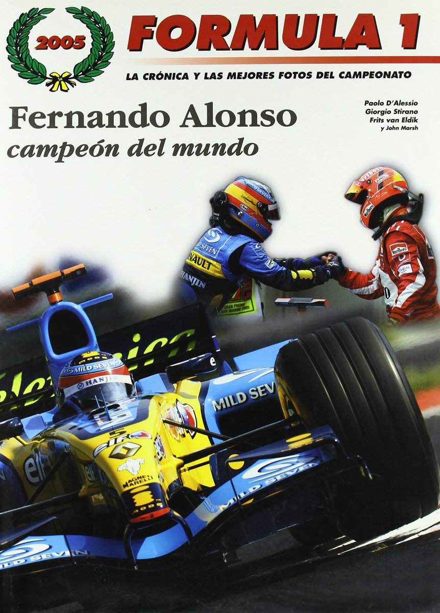 Fernando Alonso 2005 2006 Campeón del mundo de F1 Foto firmada Soporte de  exhibición A4 Póster enmarcado -  España